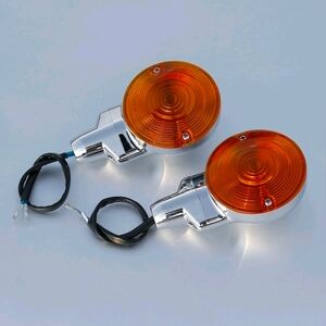 Chrome ABS Flat Turn Signal Lights Fit For Harley Touring Electra Glide 01-2021